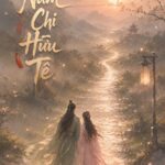nam chi hữu tê hai người nam nữ dắt tay nhau đi trên con đường hoàng hôn