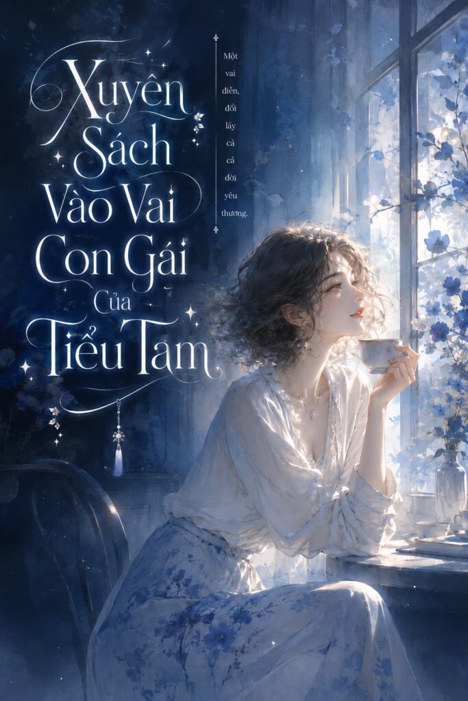 Xuyên Sách Vào Vai Con Gái Của Tiểu Tam cô gái cầm cốc cafe
