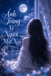 ánh trăng vì người mất ngủ cô gái ngắm trăng