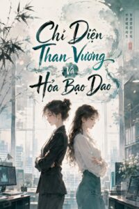 hai cô gái quay lưng vào với nhau
