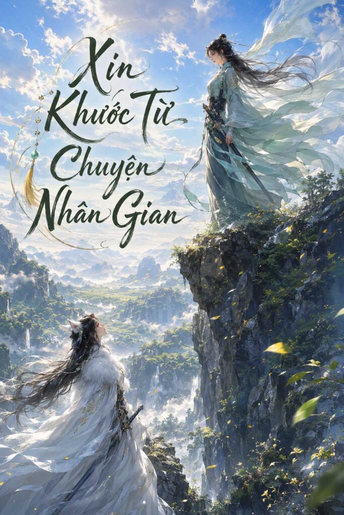 xin khước từ chuyện nhân gian hai cô gái đứng trên núi nhìn nhau